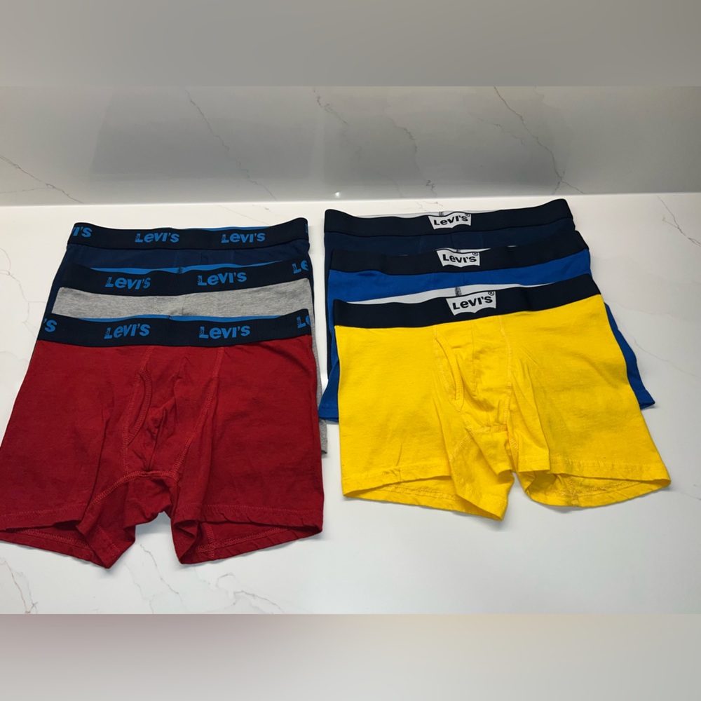 Six Pack Multi Solid Colored Levi’s Boxer Briefs … - image 2